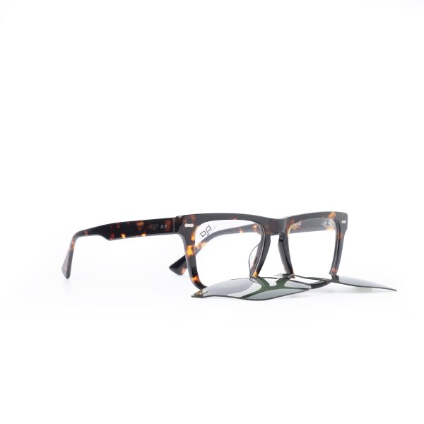 SQUARE OOG CHANDMADE WITH POLARISED CLIP ON - Image 2