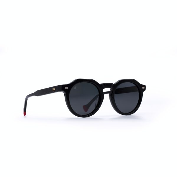ROUND AMKA SHINE BLACK HANDMADE - Image 2