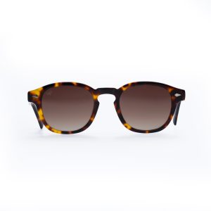 OVAL AMKA SHELL BROWN HANDMADE POLARISED