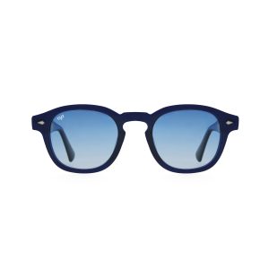 OVAL AMKA CLEAR BLUE HANDMADE POLARISED