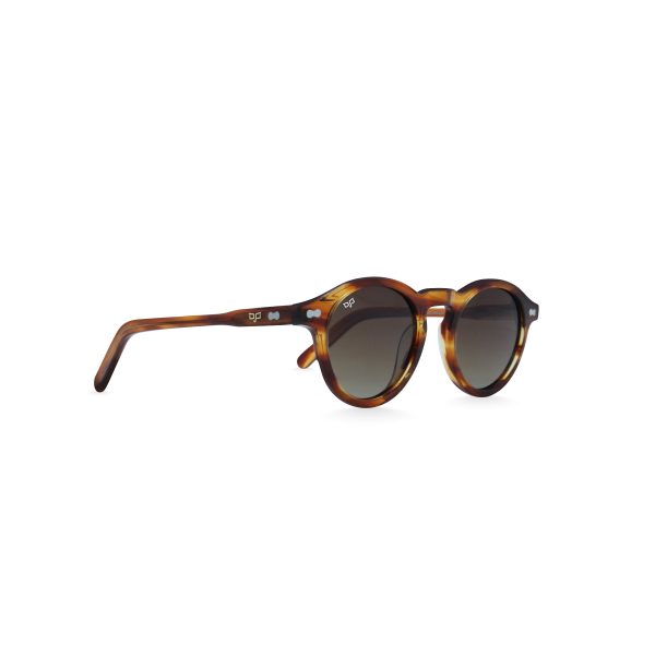 OVAL HANDMADE SHELL BROWN WITH POLARISED LENSES - Image 2