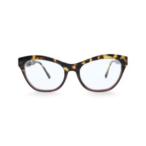 CAT EYE LAMINATED ACETATE HANDMADE SHELL YELLOW