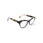 CAT EYE LAMINATED ACETATE HANDMADE SHELL YELLOW - Image 2