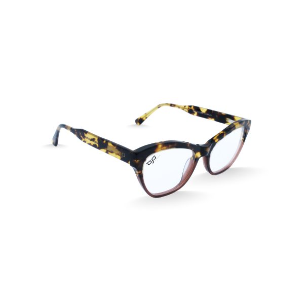 CAT EYE LAMINATED ACETATE HANDMADE SHELL YELLOW - Image 2