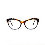 CAT EYE LAMINATED ACETATE HANDMADE SHELL LIGHT GREY