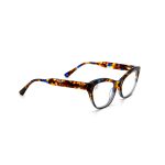 CAT EYE LAMINATED ACETATE HANDMADE SHELL LIGHT GREY - Image 2