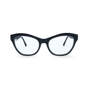 CAT EYE LAMINATED ACETATE HANDMADE BLACK