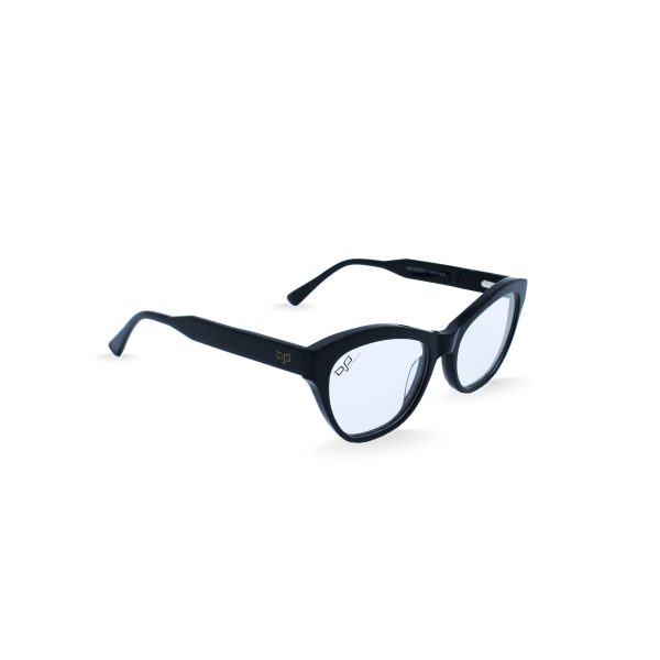 CAT EYE LAMINATED ACETATE HANDMADE BLACK - Image 2
