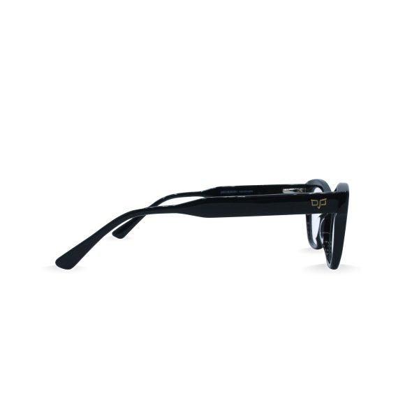 CAT EYE LAMINATED ACETATE HANDMADE BLACK - Image 3
