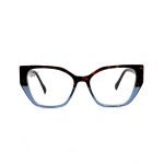 CAT EYE LAMINATED ACETATE HANDMADE SHELL LIGHT BLUE