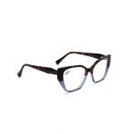 CAT EYE LAMINATED ACETATE HANDMADE SHELL LIGHT BLUE - Image 2