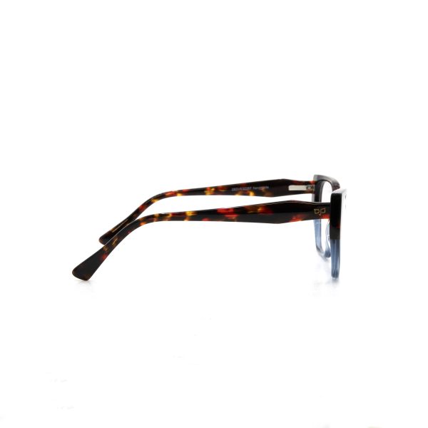 CAT EYE LAMINATED ACETATE HANDMADE SHELL LIGHT BLUE - Image 3