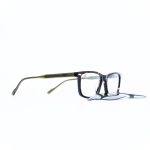 SQUARE OOG SHELL BROWN HANDMADE WITH POLARISED CLIP ON - Image 2