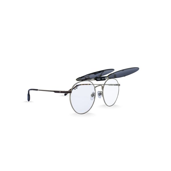 ROUND OEIL POLARISED CLIP ON GOLD YELLOW - Image 2
