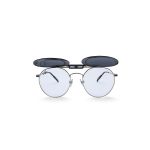 ROUND OEIL POLARISED CLIP ON GOLD YELLOW - Image 3