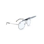 SQUARE OEIL POLARISED CLIP ON GOLD BLACK - Image 2