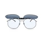 SQUARE OEIL POLARISED CLIP ON GOLD BLACK - Image 3