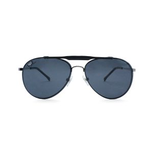 OVAL OEIL POLARISED CLIP ON GUN BLACK
