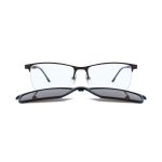SQUARE OOG BRONZE POLARISED CARBON CLIP ON