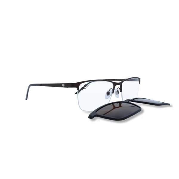 SQUARE OOG BRONZE POLARISED CARBON CLIP ON - Image 2