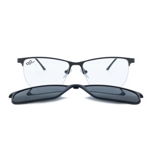 SQUARE OOG GUN POLARISED CARBON CLIP ON