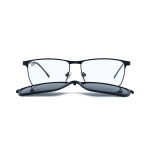 SQUARE OOG BLACK POLARISED CARBON CLIP ON