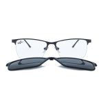 SQUARE OOG GUN POLARISED CARBON CLIP ON