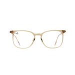 SQUARE PHOTOCHROMIC CLEAR TO LIGHT BROWN FRAME AND CLEAR TO LIGHT BROWN LENSES