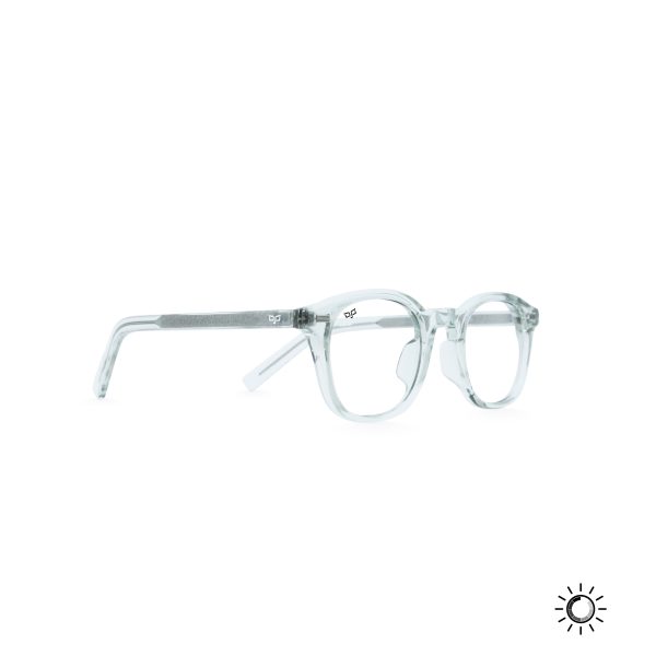 SQUARE PHOTOCHROMIC CLEAR TO GREY FRAME AND CLEAR TO GREY LENSES - Image 2