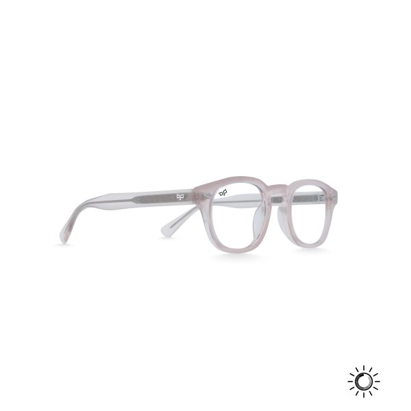 SQUARE PHOTOCHROMIC PINK TO GREEN FRAME AND CLEAR TO GREY LENSES - Image 2