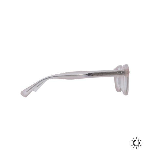 SQUARE PHOTOCHROMIC PINK TO GREEN FRAME AND CLEAR TO GREY LENSES - Image 3