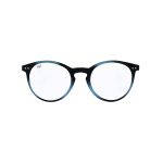 ROUND READING GLASSES BLUE BLOCK 2.5