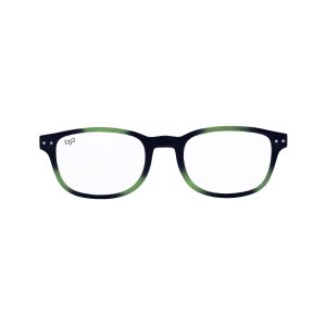 SQUARE READING GLASSES BLUE BLOCK 3.00