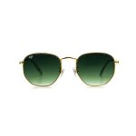 SQUARE OLHO GOLD GREEN