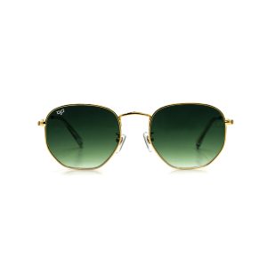 SQUARE OLHO GOLD GREEN