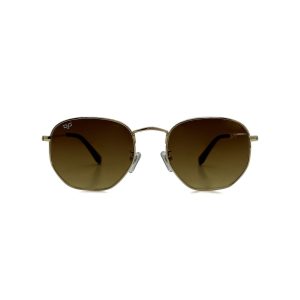 SQUARE OLHO GOLD BROWN