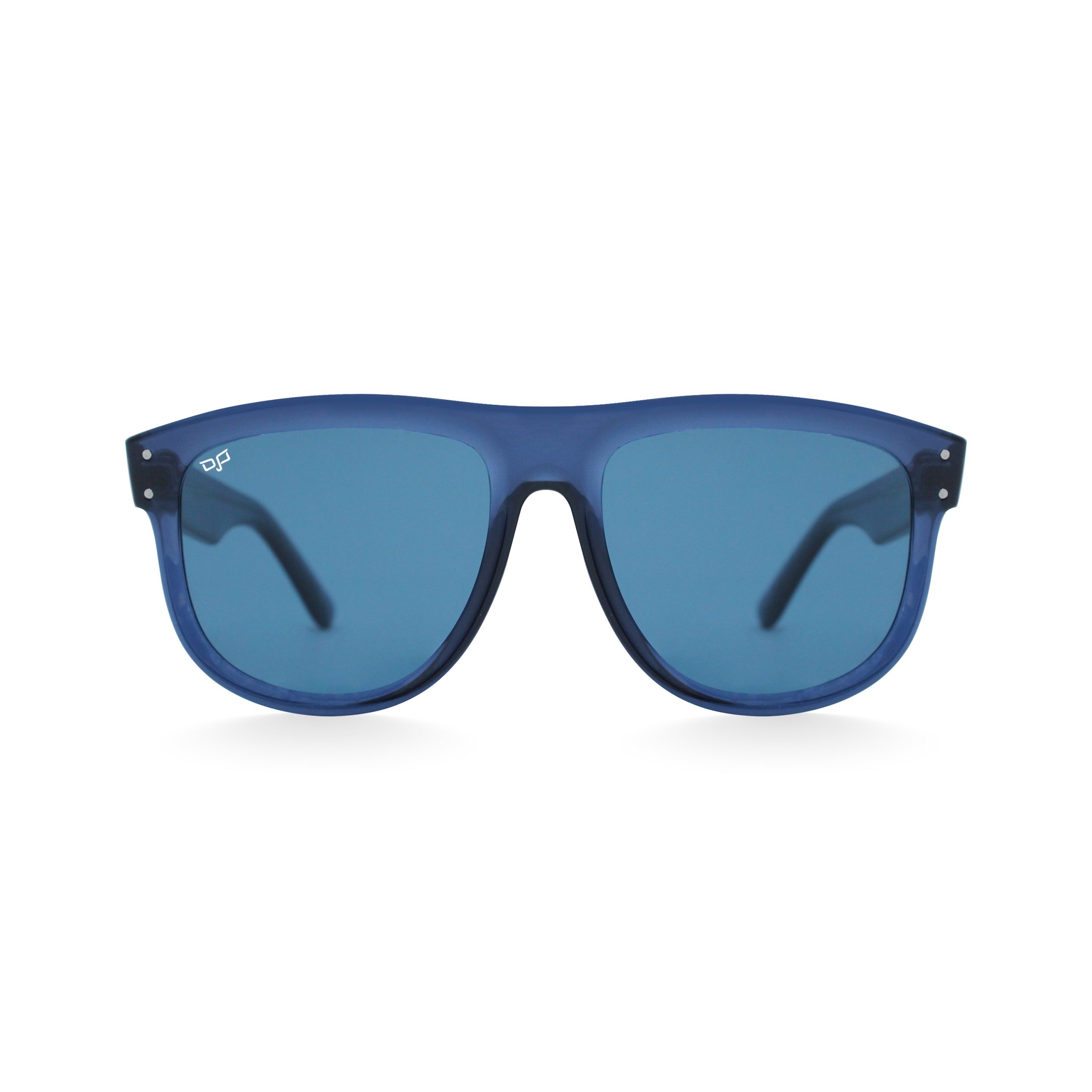 34OCL35129-A.jpg SQUARE OYE CRYSTAL BLUE REVERSE ANGLE HANDMADE - Image 1