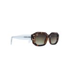 SQUARE CEIL SHELL WITH CLEAR TEMPLES - Image 2