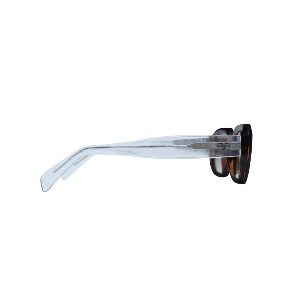 SQUARE CEIL SHELL WITH CLEAR TEMPLES - Image 3