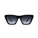 SQUARE CEIL BLACK RED CLEAR