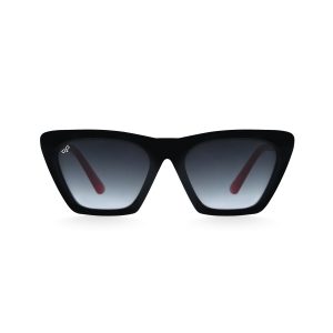 SQUARE CEIL BLACK RED CLEAR