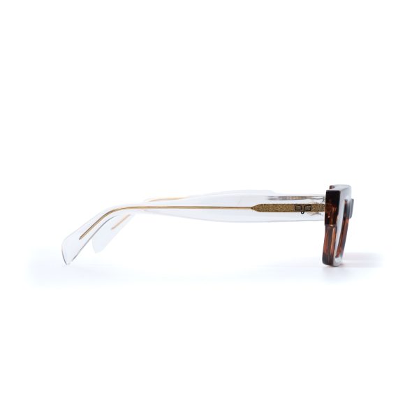 SQUARE CEIL SHELL BROWN WITH CLEAR TEMPLES - Image 3