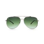 OVAL BEJI GOLD REVERSE ANGLE LENSES GREEN