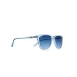 SQUARE CLEAR BLUE FRAME AND TEMPLES WITH BLUE LENSES - Image 2