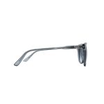 SQUARE CLEAR FRAME AND TEMPLES WITH BLACK LENSES - Image 3