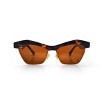 CAT EYE OJE BROWN SHELL POLARISED HANDMADE