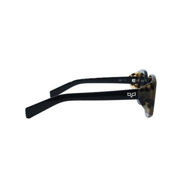 ROUND OJE BLACK SHELL POLARISED HANDMADE - Image 3