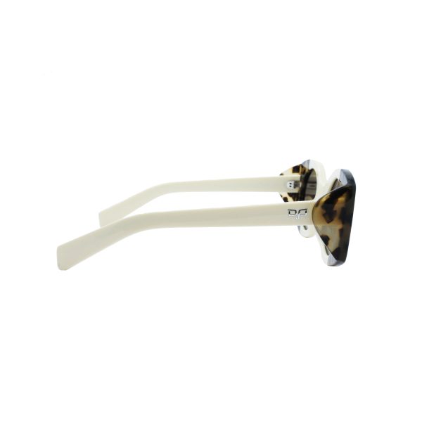 ROUND OJE CREAM SHELL BROWN POLARISED HANDMADE - Image 3