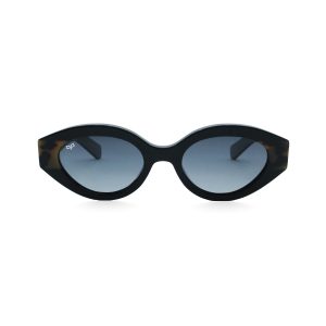 CAT EYE OJE BLACK SHELL POLARISED HANDMADE