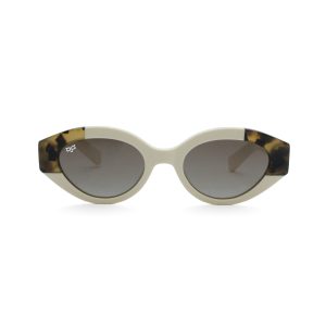 CAT EYE OJE CREAM SHELL POLARISED HANDMADE